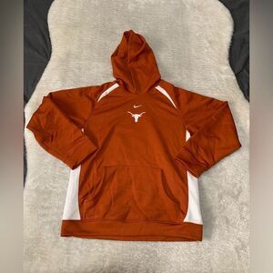 Y2K Nike Center Swoosh Texas Longhorns Orange Hoodie Womens Medium